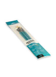 Mont Marte 5-Piece Signature Oil Paint Brush Set  - Image 4