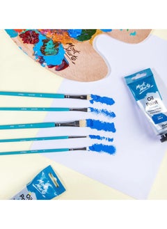 Mont Marte 5-Piece Signature Oil Paint Brush Set  - Image 5