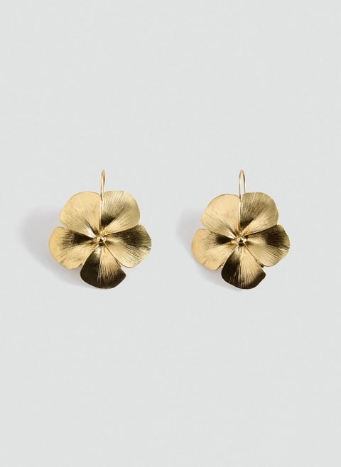 Flower-Design Earrings