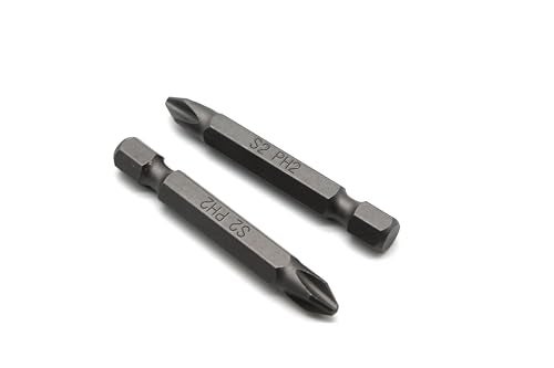 TEMO 25 pc PH2 Impact Ready Phillips Screwdriver 2 Inch Length Insert Bits Hex Shank with Quick Release Slot - Image 1