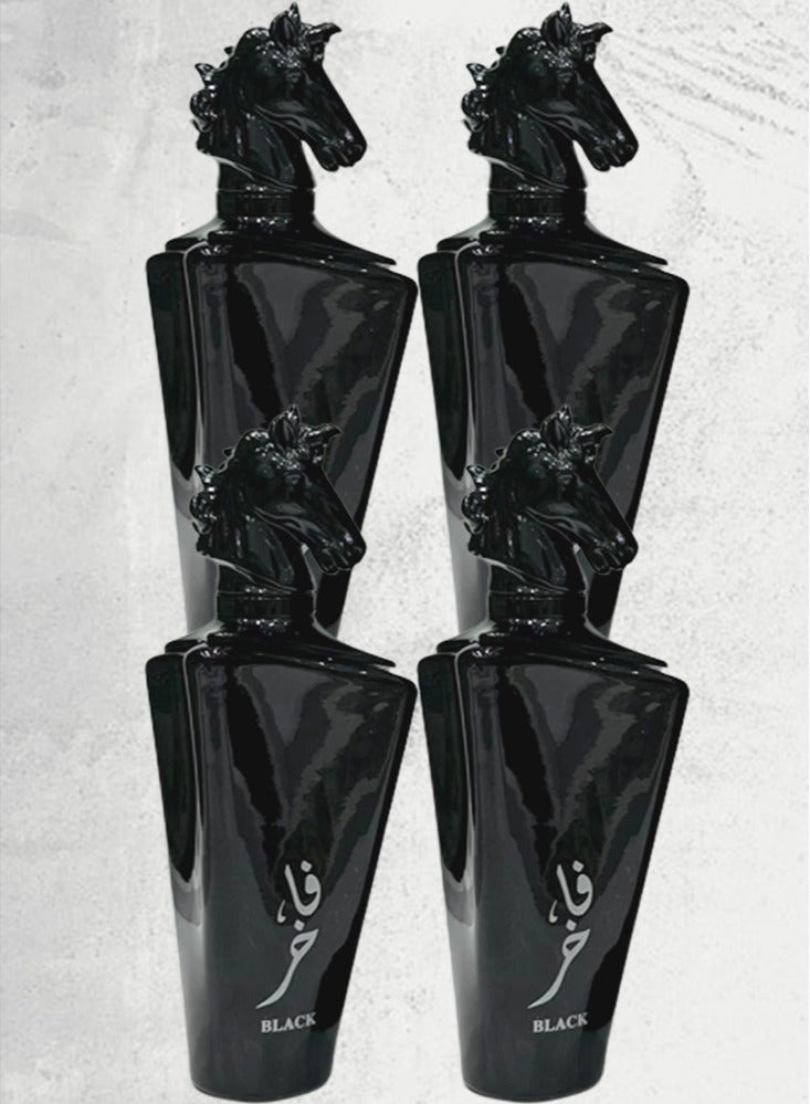 بلاك ايديشن 4 قطع عطر فاخر بلاك ايديشن 100 مل - Image 1