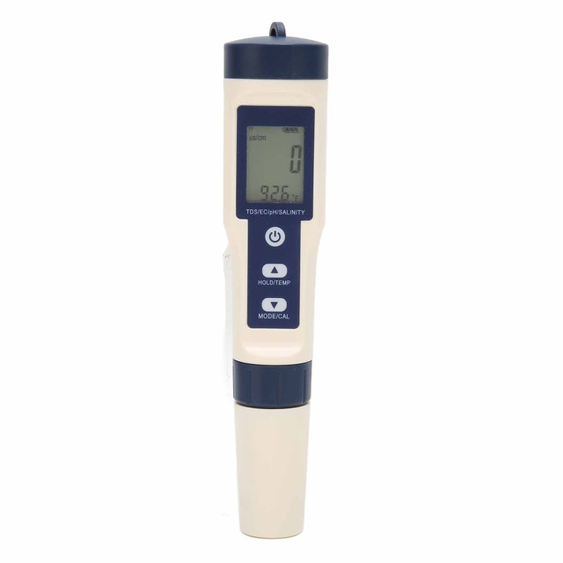 5in1 Multifunctional Portable PH/Salinity/Tem/TDS/EC Digital Water Quality Tester Monitor Meter Pen - Image 1