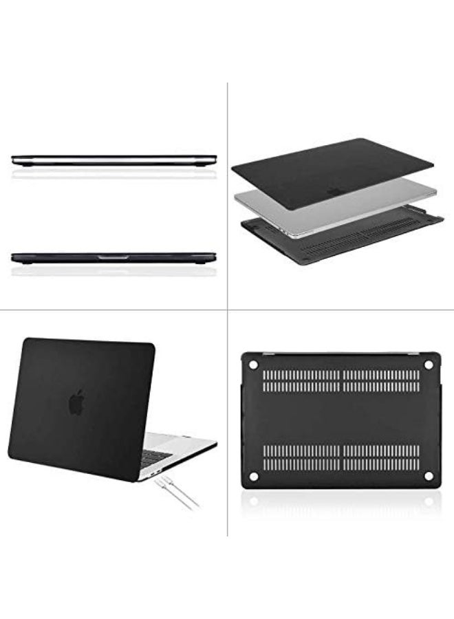 MacBook Pro 16 Inch Case (2019, A2141) – Hard Shell Plastic Cover with UK Keyboard Skin & Screen Protector, Full Protection Slim Matte Black Case for MacBook Pro 16" - Image 5