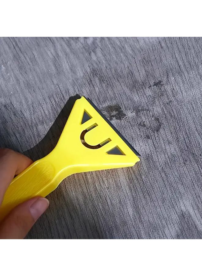 Yellow Multi Purpose Glass Window Scraper Paint Sticker Adhesive Removal Tool - Image 4