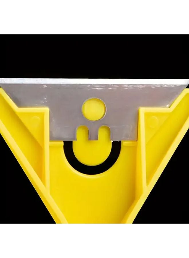 Yellow Multi Purpose Glass Window Scraper Paint Sticker Adhesive Removal Tool - Image 3