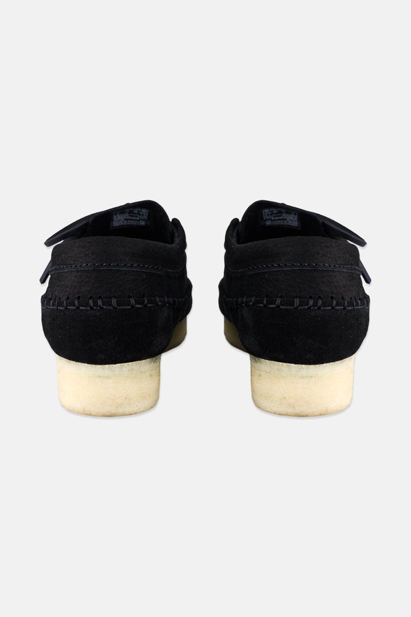 clarks Women Standard Weaver Tie Lace Up Casual Shoes, Black  - Image 3