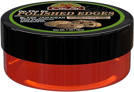 OKAY Pure Naturals Polished Edges with Black Jamaican Castor Oil On The Go 2 Ounce 006 kg - Image 2