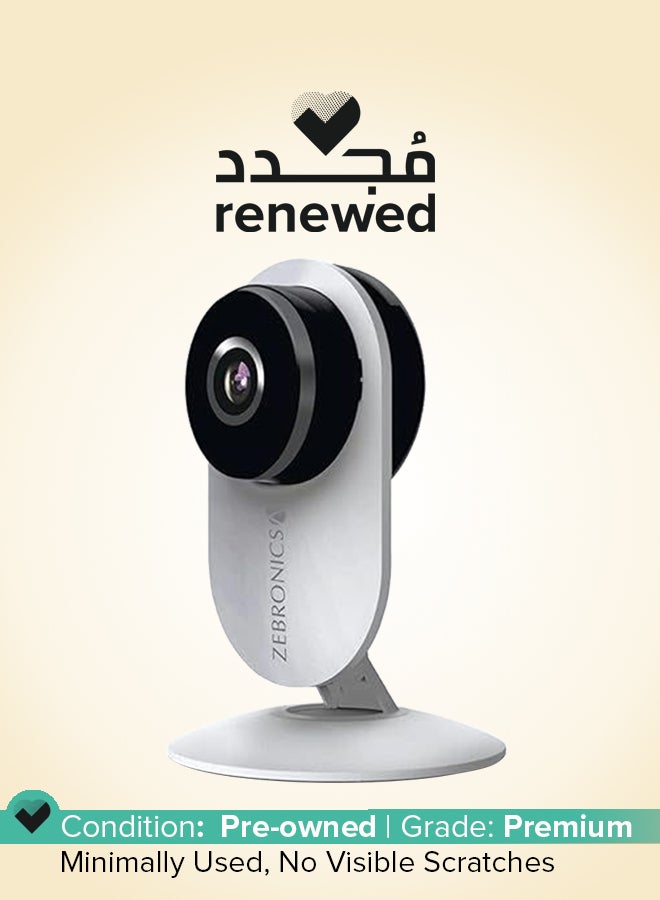 ZEBRONICS Renewed - Zeb Smart Cam 100 Smart Home Automation WiFi Camera with Remote Monitoring -White  - Image 1