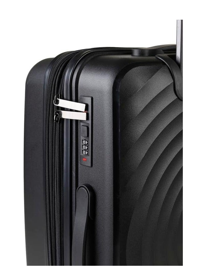 20" TSA Lock Hard Shell Suitcase Black  - Image 4