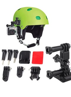 Y&D Motorcycle Helmet Side Mount Kit for Gopro Hero 10/9/8/7/6/5/4 Black Series and Other Action Cameras with Mounting Base, Adhesive Pads, 3-Way Swivel Thumbscrews  - Image 2