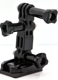 Y&D Motorcycle Helmet Side Mount Kit for Gopro Hero 10/9/8/7/6/5/4 Black Series and Other Action Cameras with Mounting Base, Adhesive Pads, 3-Way Swivel Thumbscrews  - Image 3