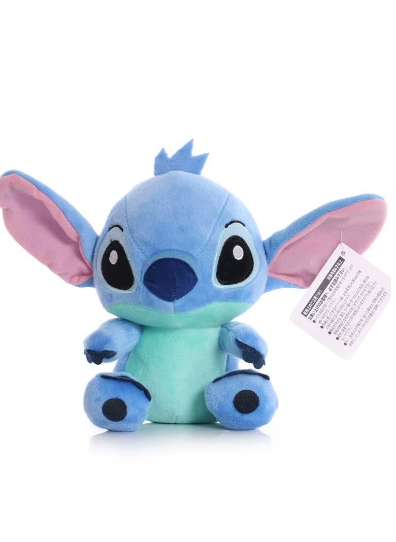 Generic 2 Disney Cartoon Stitch Plush Dolls, Size 16Cm, Pink, Blue  - Image 2
