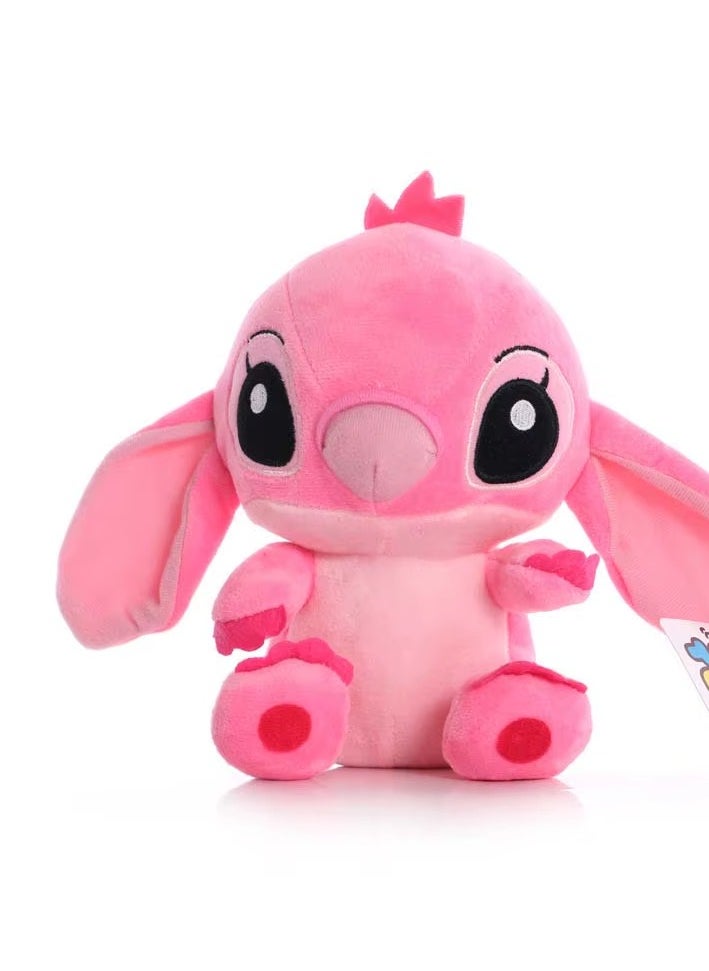 Generic 2 Disney Cartoon Stitch Plush Dolls, Size 16Cm, Pink, Blue  - Image 3