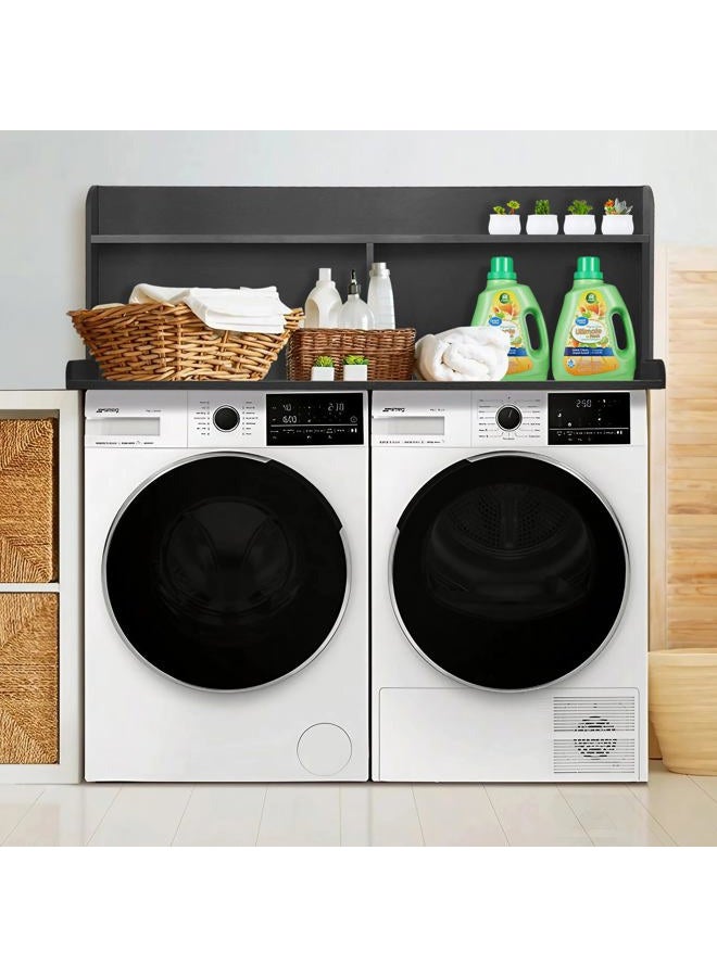 Royxen Laundry Countertop with 20“ Shelf Universal Fit, Washer and Dryer Countertop with Storage Space, Black - Image 2