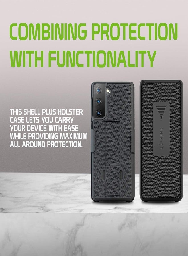 cellet HLSAMS22 - Cellet Galaxy S22 Holster, Heavy Duty Holster Phone Case with Built-in Kick-Stand and Spring Belt Clip Compatible with Samsung Galaxy S22 - Image 5