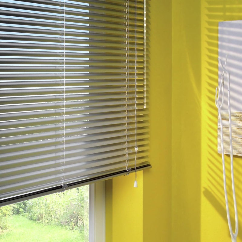 Gardinia Aluminium Venetian Blind, Wall and Ceiling Mounted, Mounting Kit Included, Aluminium Venetian Blind, Silver, 60 x 175 cm (LxH) - Image 3