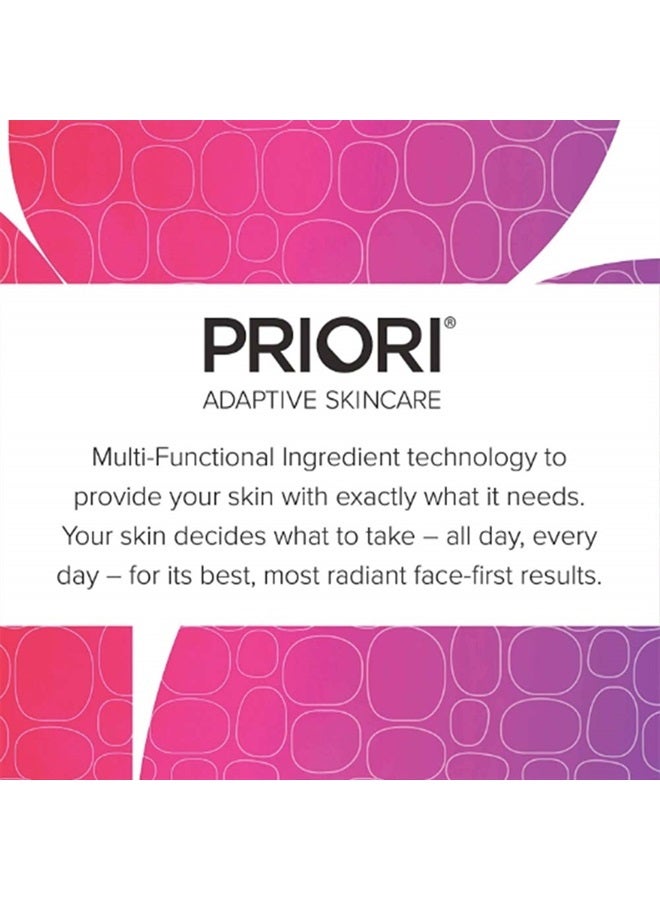 Priori Skincare Eye Serum with AHA Lactic Acid, Caffeine, Vitamin C, E, A Firming, De-puffing Eye Gel for Dark Circles and Wrinkles Fragrance Free Dermatologist Tested 0.5 fl oz - Image 4