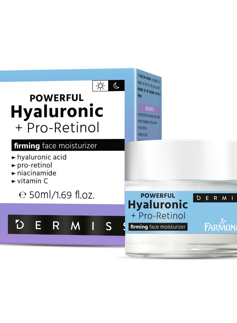 FARMONA Hyaluronic Pro-Retinol Face Moisturizer Cream 50ml/1.69 fl.oz.