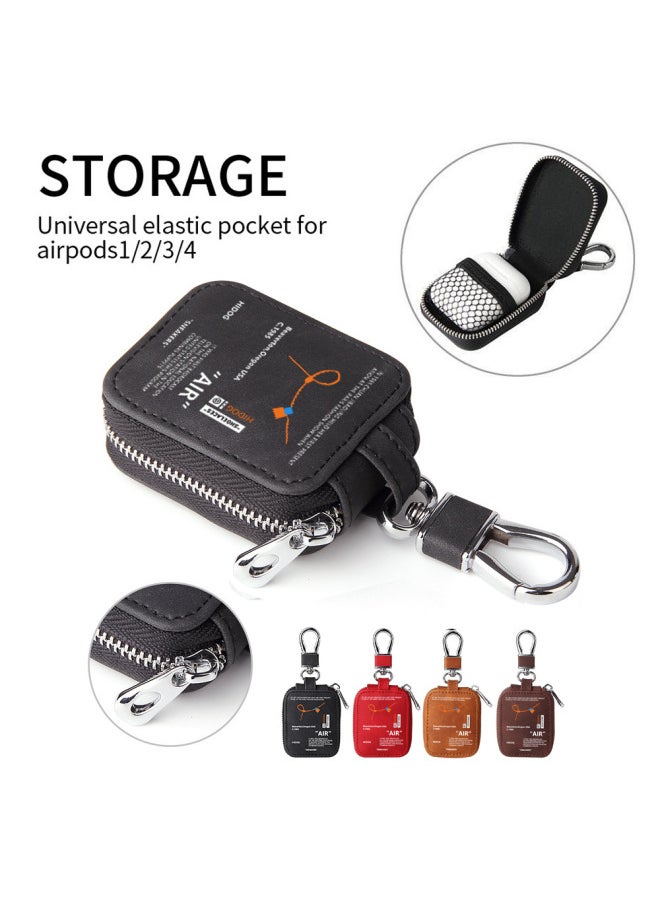 Generic - Applicable To For Apple Bluetooth Headset Airpods Protective Case Airpods3/pro2 Second And Third Generation Universal Protective Case-Color:Brown - Image 1