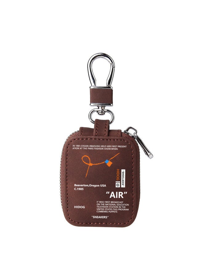 Generic - Applicable To For Apple Bluetooth Headset Airpods Protective Case Airpods3/pro2 Second And Third Generation Universal Protective Case-Color:Brown - Image 1