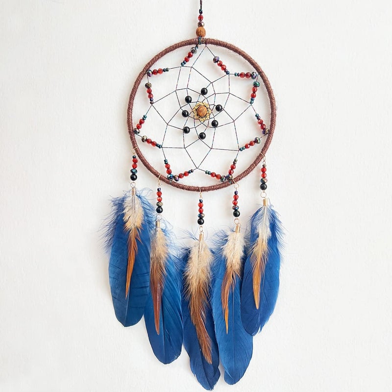 Awlee Dream Catchers Handmade Feather for Kids Bedroom Wall Hanging Decoration Decor Nursery Wall Art Ornament Craft - Image 1