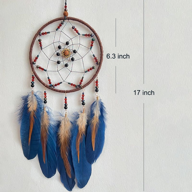 Awlee Dream Catchers Handmade Feather for Kids Bedroom Wall Hanging Decoration Decor Nursery Wall Art Ornament Craft - Image 2
