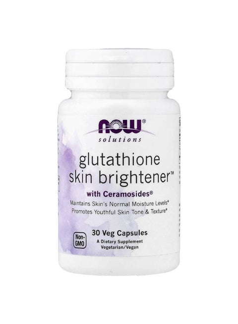 Now Foods Glutathione Skin Brightener Dietary Supplement - 30 Capsules |  Best Price UAE | Dubai, Abu Dhabi