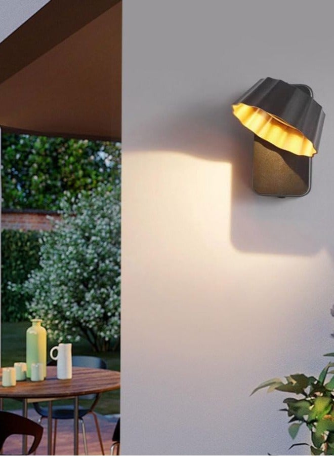 YATAI LIGHTING YT YATAI LIGHTING Modern LED Wall Light for Bedroom,Living Room,and Hallway Bathroom,Black Wall Light with Remote Control, Dimmable Light, Adjustable 3 Color Temperature  - Image 3
