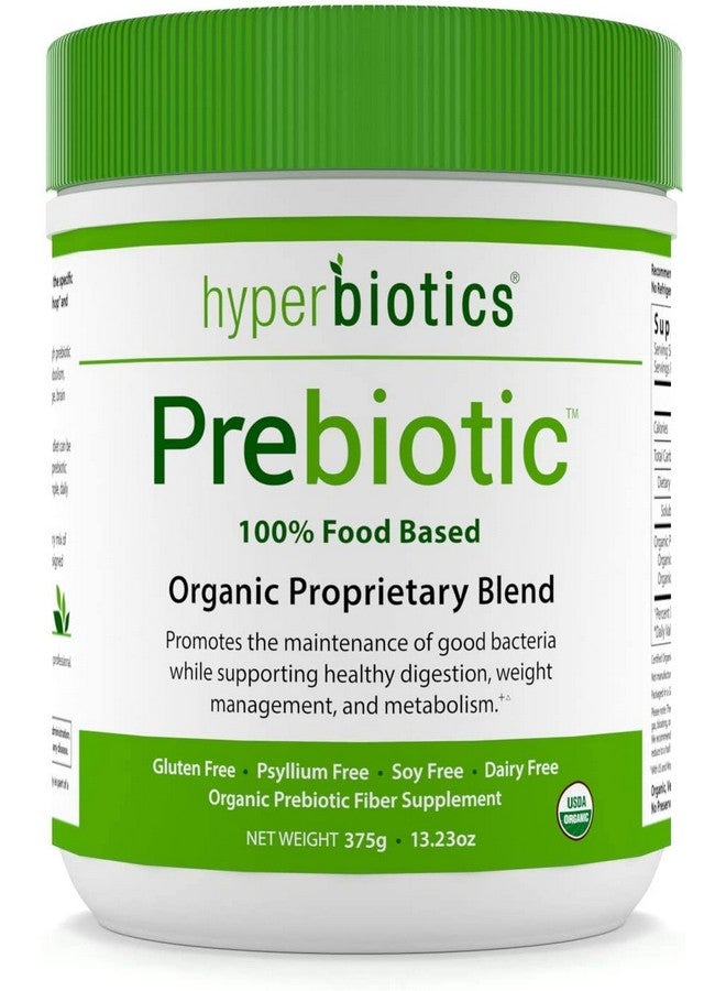 Hyperbiotics Vegan Organic Prebiotic Powder; 13.23Oz 54 Servings; Unflavored Fiber Supplement; Supports Healthy Digestion & Growth Of Beneficial Bacteria; Jerusalem Artichoke And Acacia - Image 1