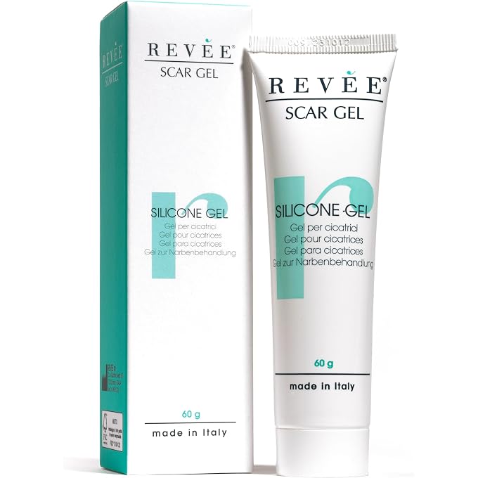 REVE Scar Gel 60g Surgical Scar Cream - 100% Silicone, Topical Scar Gel, Wound Healing Cream - Image 1