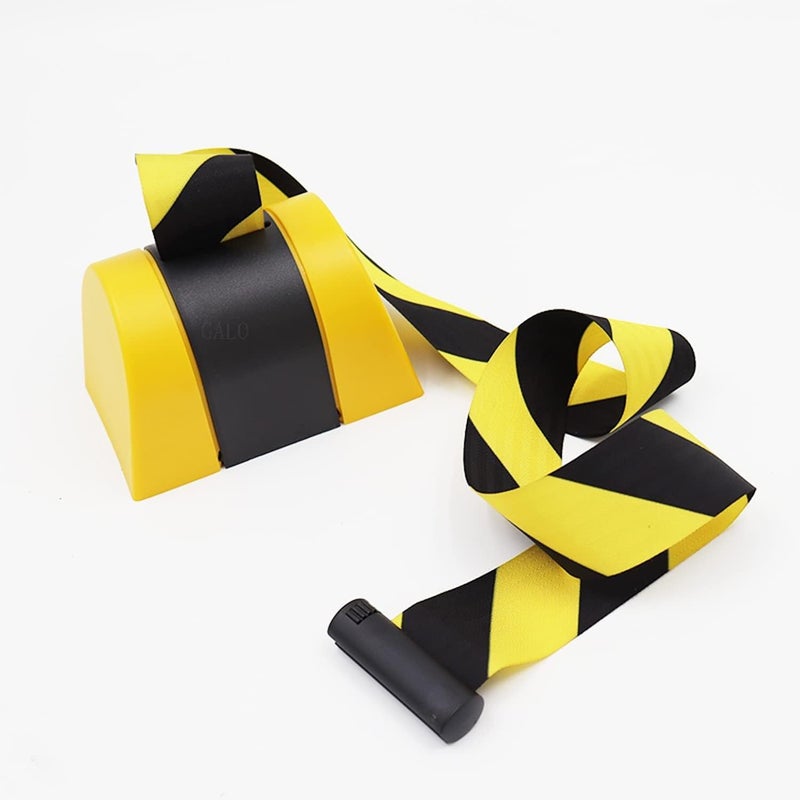 Retractable Door Barrier 5M Retractable Belt Barrier, Line Dividers for Crowds, Wall Mounted Queue Rope Barrier, Crowd Control Ribbon Retractable for Party Supplies, Stadium - Image 1