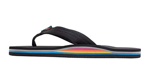 Rainbow Sandals Men's Single Layer Soft Top 1" EVA Rubber Filled Nylon Strap (Men's XX-Large / 12-13.5 D(M) US, Limited Edition) - Image 2