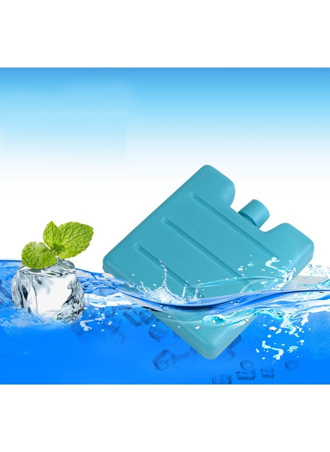 HY - Ice blocks Ice Packs for Lunch Boxes Cooler Ice Packs Long Lasting Lunch Ice Packs Slim Reusable Cool Packs for Cooler Freezer Ice Packs Stackable Square Design Blue 70ml (Set of 4) - Image 1