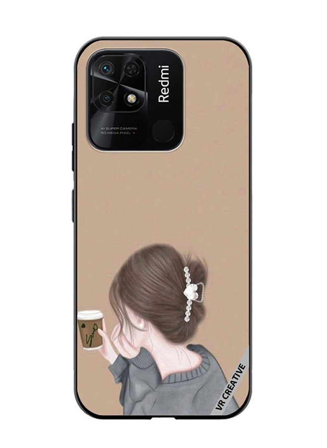 VR CREATIVE - Protective Case Cover For Xiaomi Redmi 10C Sipping Design Multicolour - Image 1