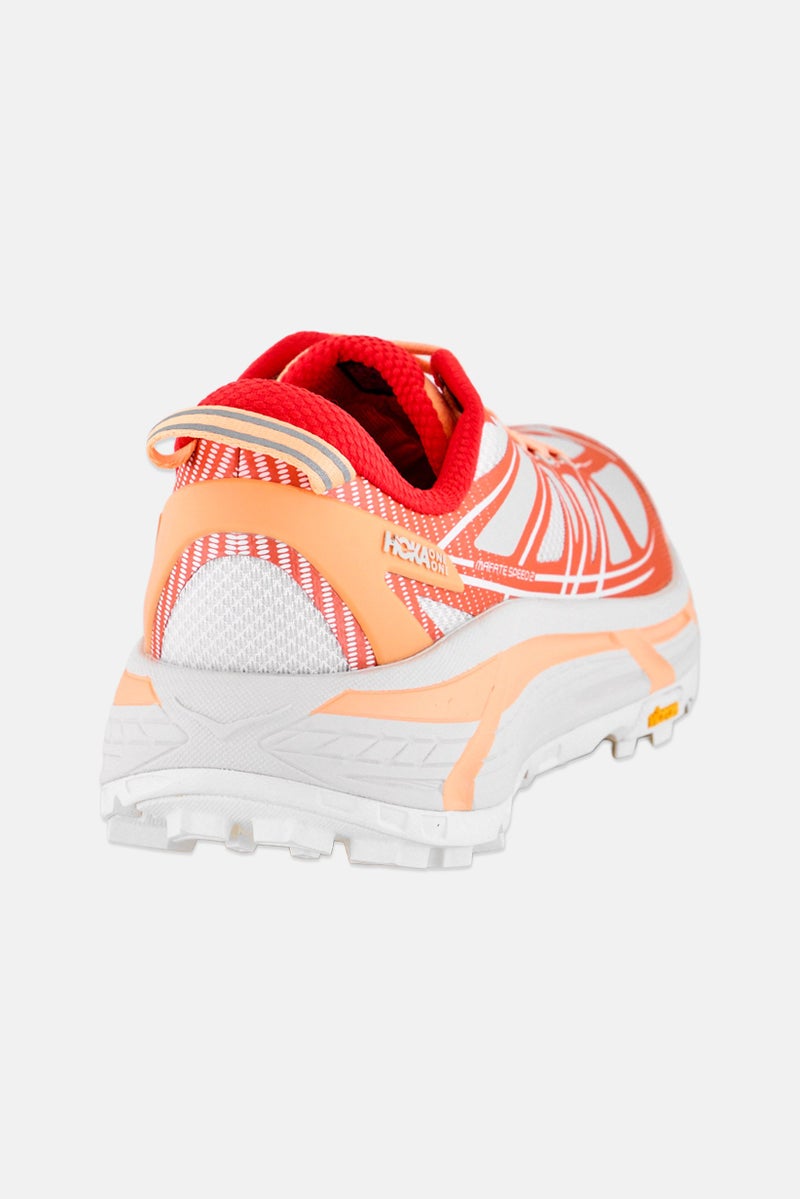 Hoka Men Mafate Speed 2 Lace Up Running Shoes, Orange - Image 2