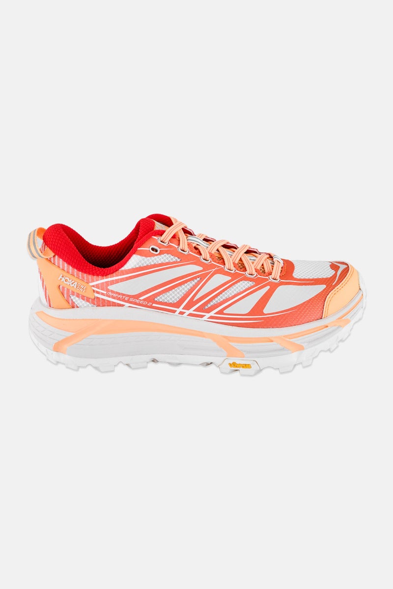 Hoka Men Mafate Speed 2 Lace Up Running Shoes, Orange - Image 3