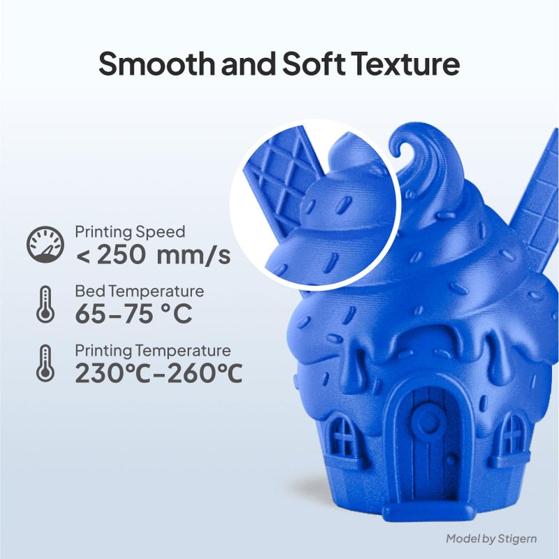 DEEPLEE PETG PRO Filament 1.75mm White 1KG, 1.75mm PETG 3D Printer Filaments Enhanced Toughness and Weather Resistance, Fit for Most FDM 3D Printers - Image 3