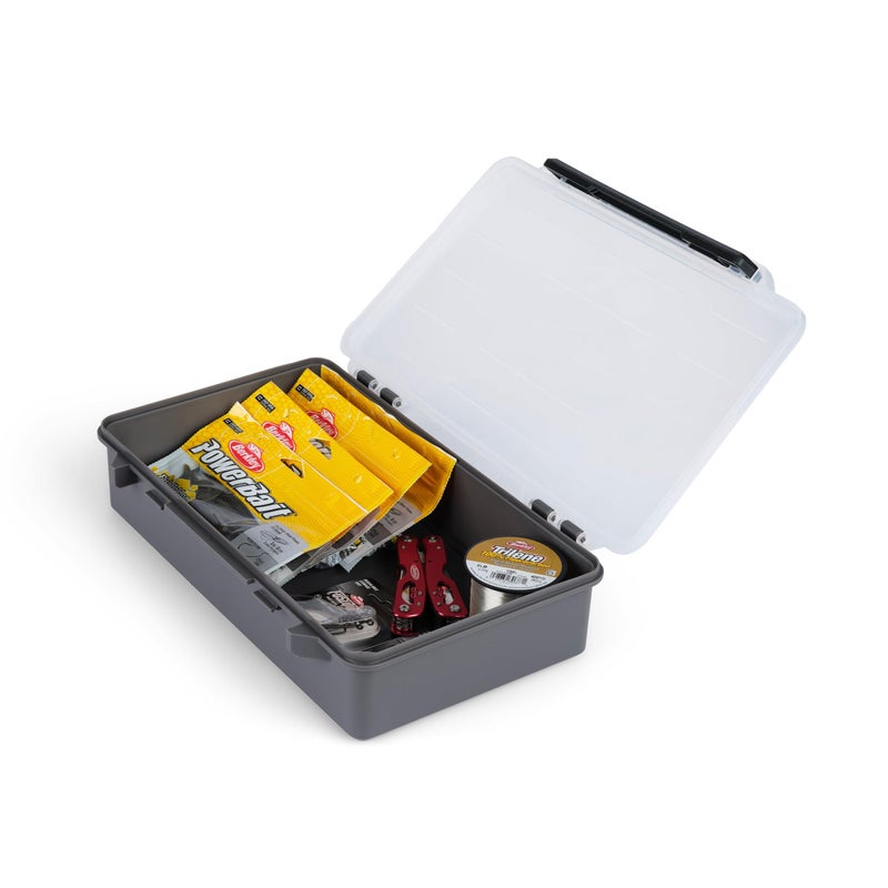 Plano StowAway 3700 Deep Open Stow Tackle Box, with Corrosion-Preventive Rustricor, Single Latch Design, Transparent DuraView Lid, Stackable Storage for Fishing Bait, Lures and Gear - Image 3