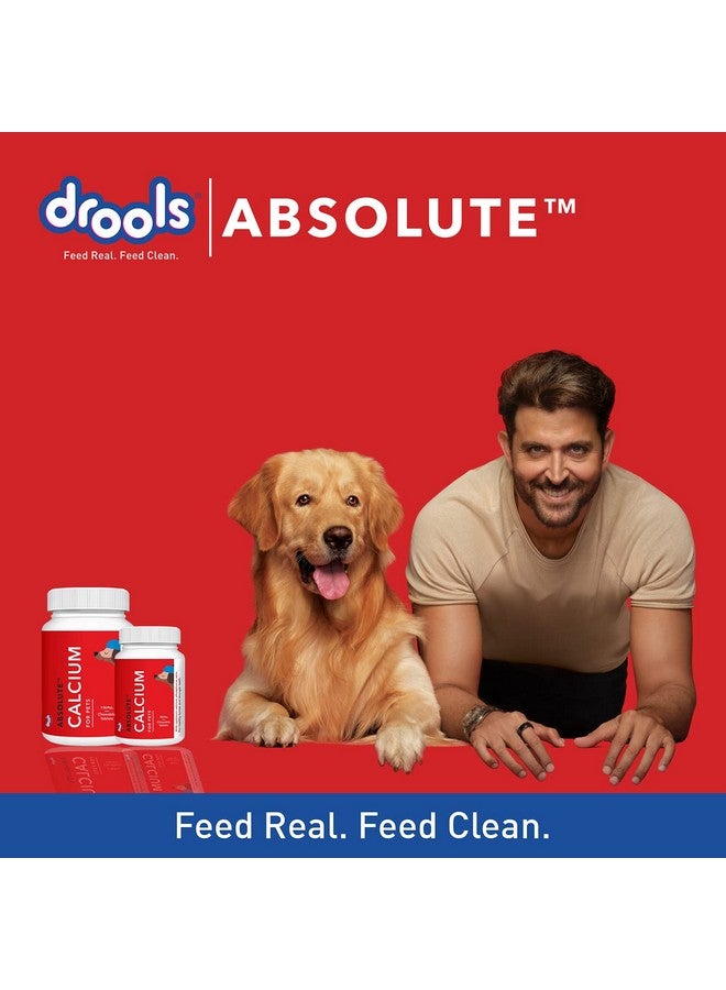 Drools Absolute Calcium Tablet- Dog Supplement, 50 Pieces - Image 2