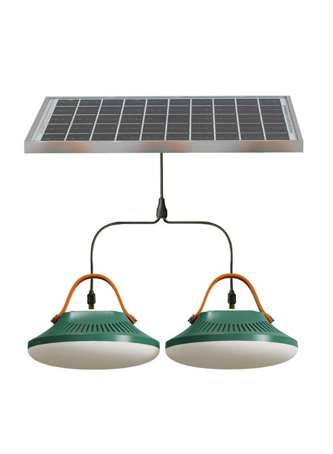 Moon Light Rechargeable Solar LED Lamp 12W Portable Solar Tent Lights - Image 3