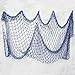 Bilipala Decorative Fish Netting Fishing Net Decor Ocean Pirate Beach Theme Party Decorations Mediterranean Decor Blue - Image 3