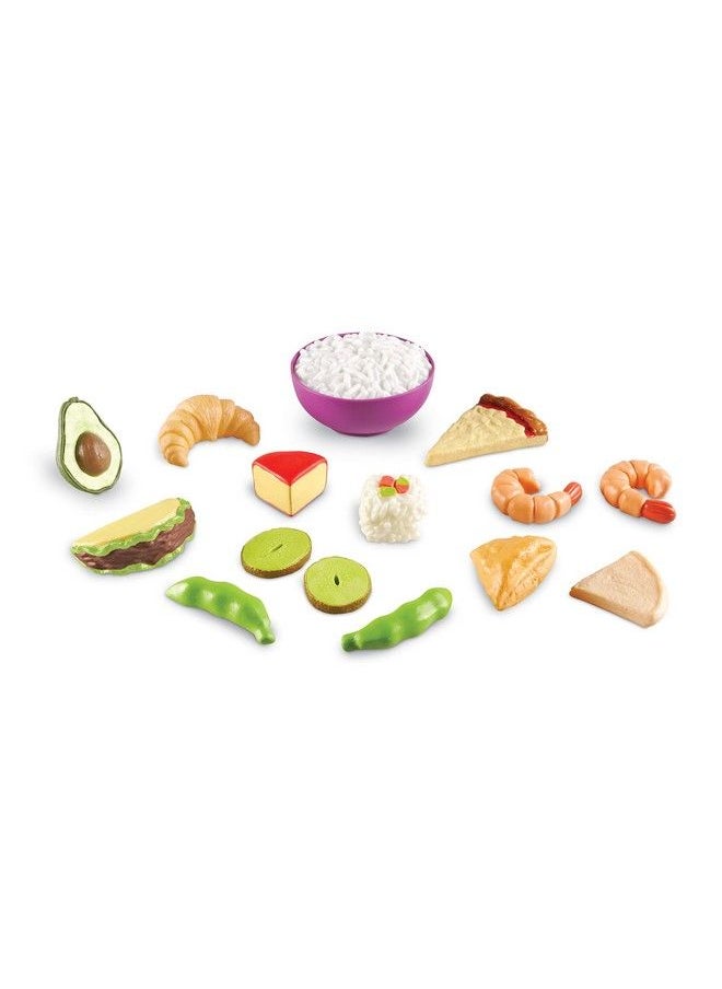 Learning Resources - New Sprouts Multicultural Play Food Set 15 Pieces Ages 18+ Months Pretend Play Food For Toddlers Preschool Learning Toys Kitchen Play Toys For Kids - Image 1