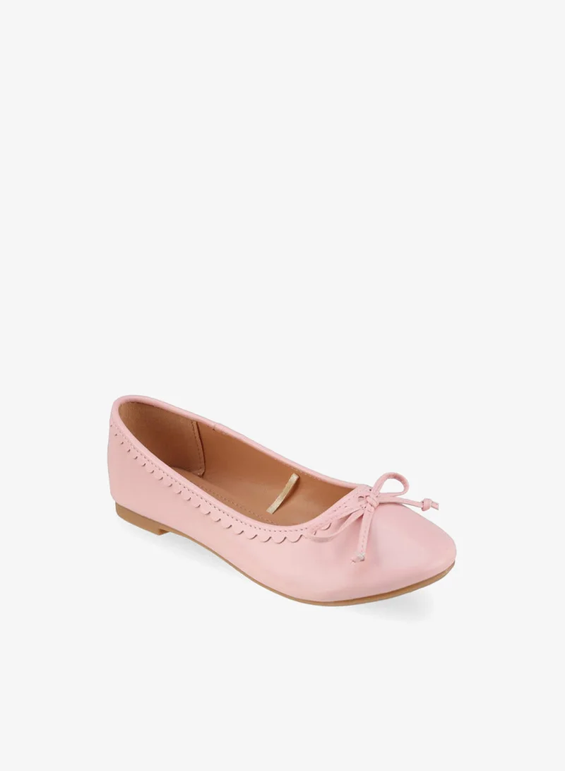 Flora Bella By Shoexpress Flora Bella Girls Bow Accent Ballerina Shoes