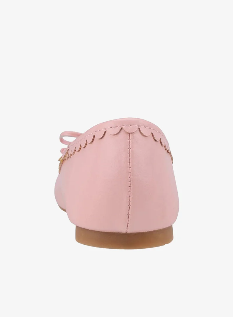 Flora Bella By Shoexpress Flora Bella Girls Bow Accent Ballerina Shoes
