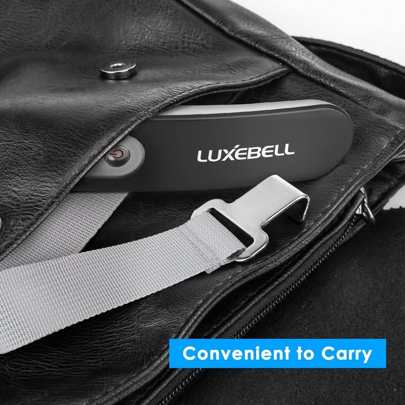 LUXEBELL Digital Luggage Scale Vacation Travel Essentials Accessories Gifts for Traveler Portable Suitcase Handheld Weight Scale 110 lbs Hanging Baggage Travel Must Haves - Image 5