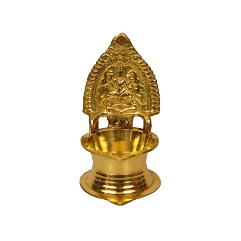 سبيل بوكس مصباح كاماتشي التقليدي من النحاس للديبام لتمثال المنزل كاماتشي ديفي ما الهندوسي صغير ميني كاماتشي أمان فيلاكو