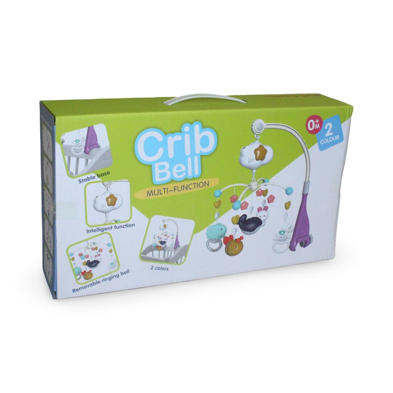 Crib Bell Multi-Function بيبي Mobile – بنفسجي