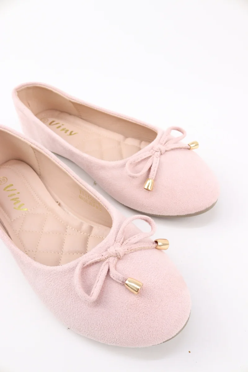 Viny PINK VINY Women's Cushioned Ballet Flats – Lightweight Slip-On Flat Shoes, Comfortable Everyday Walking & Office Ballerina Shoes with Soft Support Insole for Women | Best Price UAE