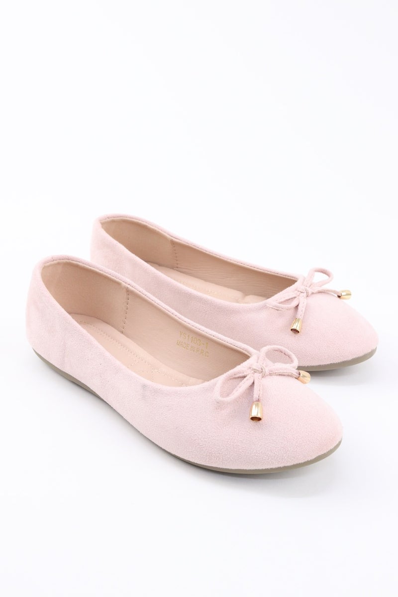 VINY Women's Cushioned Ballet Flats – Lightweight Slip-On Flat Shoes, Comfortable Everyday Walking & Office Ballerina Shoes with Soft Support Insole - Image 1