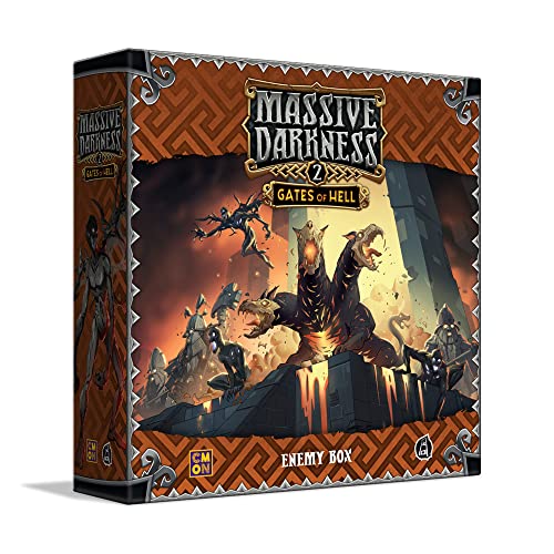 CMON Massive Darkness 2 Gates of Hell Enemy Box Expansion Tabletop Miniatures Game Cooperative Strategy Game for Adults and Teens Ages 14 16 Players Average Playtime 60 Minutes Made - Image 1